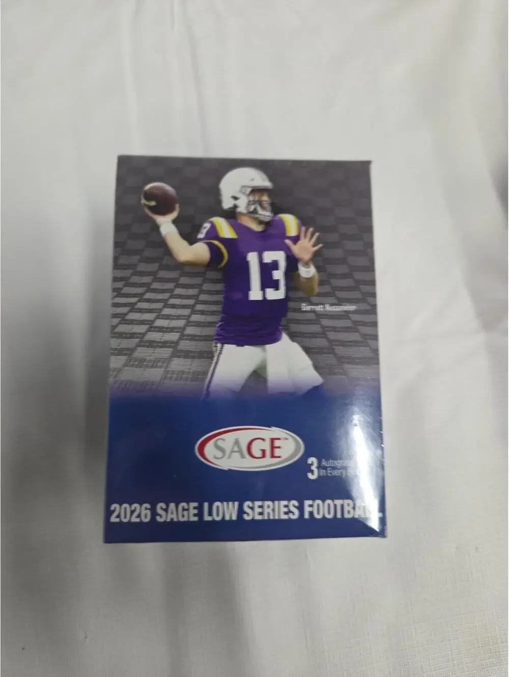 2026 Sage Football Low Series Factory Sealed Hobby Blaster Box 3 AUTOS Guarantee